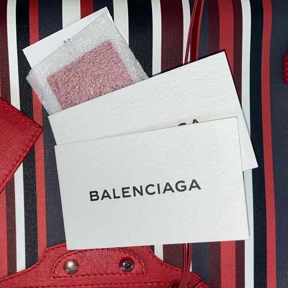 Balenciaga Striped Zip-Around Tote Bag Balenciaga - Picture 5 of 5